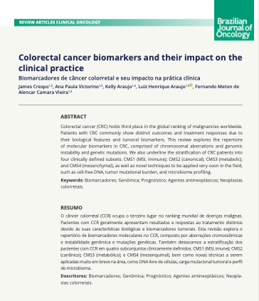 No momento, você está visualizando Colorectal cancer biomarkers and their impact on the clinical practice